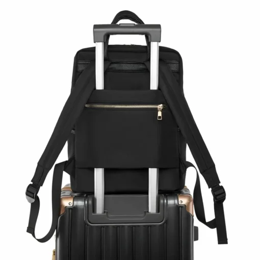 Yüksek Kaliteli Oxford Kumaş Sırt Çantası – Unisex Büyük Boy Laptop ve Okul Çantası, Düz Renk, Seyahat ve Bagaj Askılı Model - Görsel 2