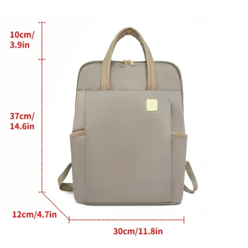 Yüksek Kaliteli Oxford Kumaş Sırt Çantası – Unisex Büyük Boy Laptop ve Okul Çantası, Düz Renk, Seyahat ve Bagaj Askılı Model - Görsel 4