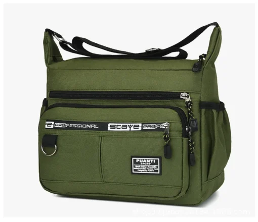 2025 Unisex Crossbody Omuz Çantası – Su Geçirmez Küçük Sling Çanta, Oxford Kumaş, İş ve Günlük Kullanım için Satchel Model - Görsel 13