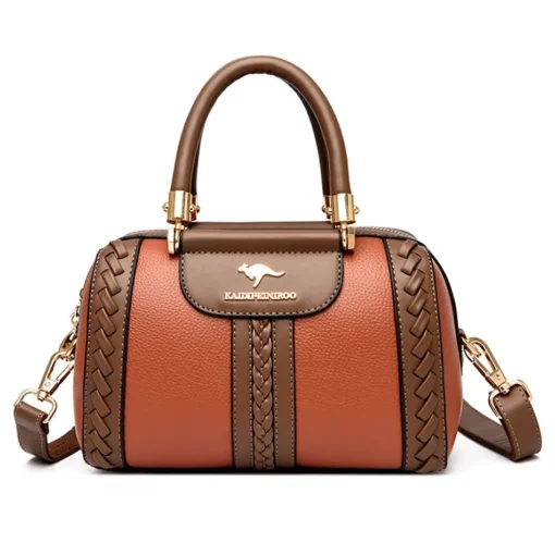 Kadın Lüks Deri Çanta | Yüksek Kaliteli Tasarım Omuz ve Crossbody Çanta | Yeni Sezon Postacı & Ana Kese Modeli - Görsel 13