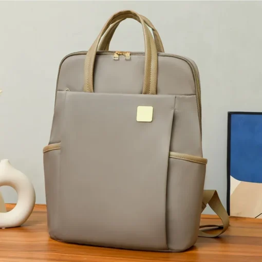 Yüksek Kaliteli Oxford Kumaş Sırt Çantası – Unisex Büyük Boy Laptop ve Okul Çantası, Düz Renk, Seyahat ve Bagaj Askılı Model