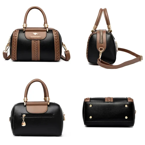 Kadın Lüks Deri Çanta | Yüksek Kaliteli Tasarım Omuz ve Crossbody Çanta | Yeni Sezon Postacı & Ana Kese Modeli - Görsel 5