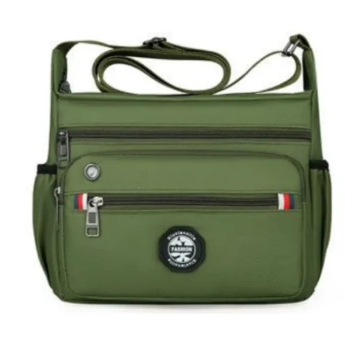 2025 Unisex Crossbody Omuz Çantası – Su Geçirmez Küçük Sling Çanta, Oxford Kumaş, İş ve Günlük Kullanım için Satchel Model - Görsel 9