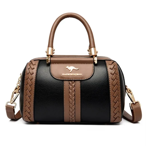 Kadın Lüks Deri Çanta | Yüksek Kaliteli Tasarım Omuz ve Crossbody Çanta | Yeni Sezon Postacı & Ana Kese Modeli - Görsel 8
