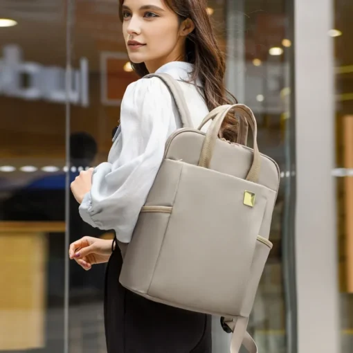 Yüksek Kaliteli Oxford Kumaş Sırt Çantası – Unisex Büyük Boy Laptop ve Okul Çantası, Düz Renk, Seyahat ve Bagaj Askılı Model - Görsel 3
