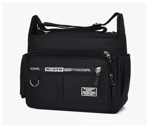 2025 Unisex Crossbody Omuz Çantası – Su Geçirmez Küçük Sling Çanta, Oxford Kumaş, İş ve Günlük Kullanım için Satchel Model - Görsel 8